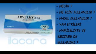 Arveles 25 mg Tablet Nedir Ne İçin Kullanılır Nasıl Kullanılır Yan Etkileri Nelerdir [upl. by Ysac348]