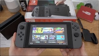 Nintendo Switch  Unboxing och mjölka kor [upl. by Ahsas673]