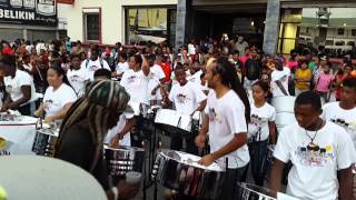 Belize Street Arts fest playing Bunji [upl. by Aroz]