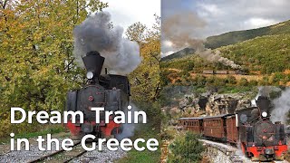 The Pelion Steam Train A Mythical Train Journey in the Greece [upl. by Cavallaro]