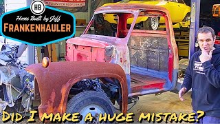 Have I made a huge mistake  1954 Ford F600 Car Hauler Build part 13 [upl. by Nickolas]