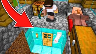 I found the Villagers Secret Base in Minecraft 🤫 [upl. by Abigale]