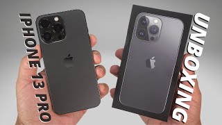 iPhone 13 Pro Graphite Unboxing amp First Impressions [upl. by Sturrock]