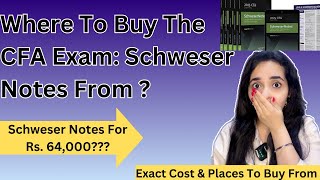 CFA Exam Schweser Notes  Where Can You Get The Latest Edition At The Best Price [upl. by Utas]