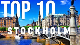 10 BEST Things To Do In Stockholm  Stockholm Travel Guide [upl. by Norek]