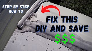 How to Seal RV Roof Seams with Dicor Lap Sealant [upl. by Daly757]