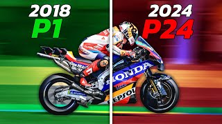 How Honda Destroyed Themselves in MotoGP [upl. by Nonnairb]