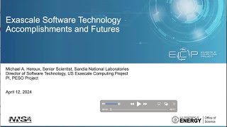 Mike Heroux on the Exascale Computing Projects Software Technology Accomplishments and Futures [upl. by Zendah]