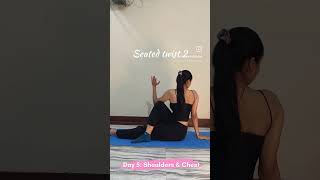 Day 5 beginners yoga series [upl. by Eikcim]