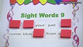 Sight Words Bingo 9 Bingo Sight Word Games [upl. by Stock28]