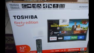 Toshiba 32 in Fire TV [upl. by Euqirat209]