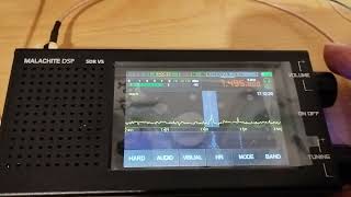 7495 kHz Drake R4b vs Malachite SDR V5same antenna same filters [upl. by Campbell]