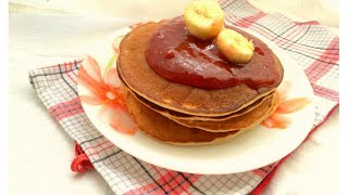 Pancake alla banana senza uova  Ricetta light [upl. by Ainesej]