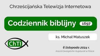 Codziennik biblijny Słowo na dzień 6 listopada 2024 r [upl. by Ahsiad890]