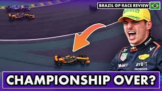 2024 Brazilian Grand Prix Race Review  P1 Podcast [upl. by Nesyrb717]