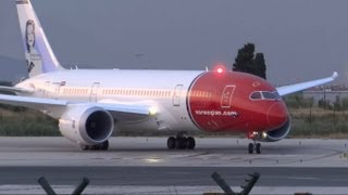 FULL HD Norwegian 7878 Dreamliner EILNA Close Up takeoff BarcelonaEl Prat [upl. by Timi]