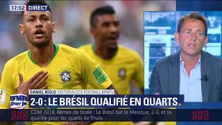 Daniel Riolo sest régalé devant BrésilMexique  quotExtraordinaire match quot [upl. by Ikcir]