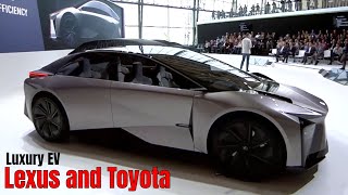 Luxury Electric Lexus LFZC and Toyota FT3e Unveiling [upl. by Erasaec]