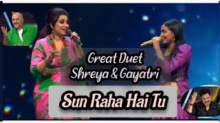 Shreya Ghoshal amp Her Fan Gayatri Sing quot Sun Raha Hai Na Tu ” Duet In Indian Idol Season 14 [upl. by Suivatal999]