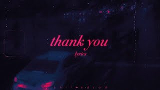 dido  thank you slowed n reverb  lyrics [upl. by Annahsat278]