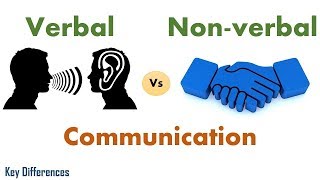 Verbal Vs Nonverbal Communication Difference between them with examples amp comparison chart [upl. by Alasteir252]