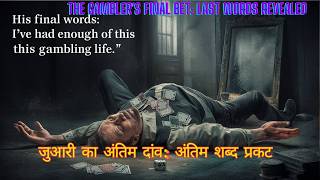 जुआरी का अंतिम दांव अंतिम शब्द प्रकट  The Gamblers Final Bet Last Words Revealed story kahani [upl. by Blynn]