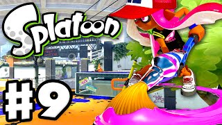 Splatoon  Gameplay Walkthrough Part 9  Inkbrush Nintendo Wii U [upl. by Kcirddes]