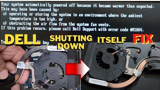 How to FIX DELL E643064206220623064406540 SHUTTING DOWN RANDOMLY  NO DISPLAY GARBAGE [upl. by Raffo]