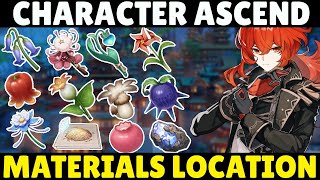 Genshin Impact  All Characters Ascend Material Locations Farming Route  Local Specialty Materials [upl. by Bajaj992]