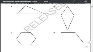 4th Grade NC Math EOG Review Question 2 [upl. by Damalus]