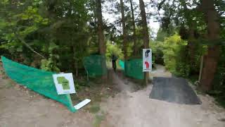 Swapping trails at Tidworth Freeride with mtbharryc White Line  Berminator  Oblivion [upl. by Farleigh]