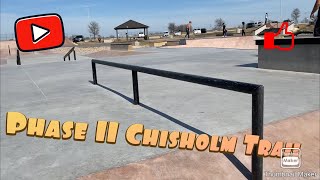 New Section at Chisholm Trail Skatepark [upl. by Tilla552]