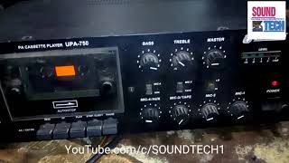 यूनीसाउंड 75 वाट पावर एमप्लीफायर। Unisound UPA 750 Power amplifier short info [upl. by Caiaphas744]