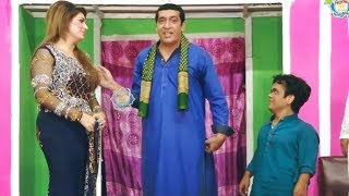 Zafri Khan and Vicky Kodu with Asha Choudhary Stage Drama Baazigar Comedy Clip 2019 [upl. by Ecirp]