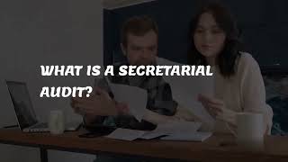 WHAT IS A SECRETARIAL AUDIT  Digihunter [upl. by Dub]