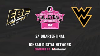 2022 IGHSAU State Volleyball 2A Quarterfinal Wapsie Valley vs EddyvilleBlakesburgFremont [upl. by Yesdnil423]