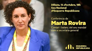 Conferència de Marta Rovira [upl. by Aisylla511]