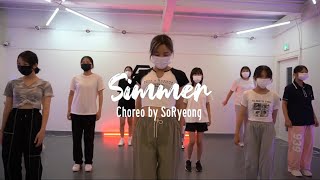 Simmer feat Bruna Boy  Mahalia  Soryeong choreography [upl. by Aekahs]