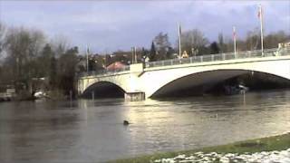 Hochwasser in Diez  08 Januar 2011 [upl. by Trilby655]