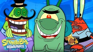 Every Plankton Disguise Ever 🎭  SpongeBob [upl. by Alimhaj314]