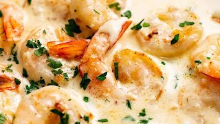 Creamy Garlic Prawns Shrimp [upl. by Liag119]