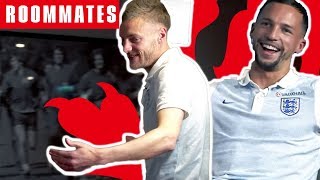 Vardy v Drinkwater  Vardy STORMS off  Roommates  England [upl. by Kacy]