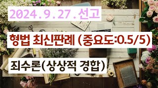 2024도7832 전화를 걸어 부재중 전화 문구 수신차단기호 등이 표시되도록 한 경우 죄수 관계 중요도 055 [upl. by Drogin221]