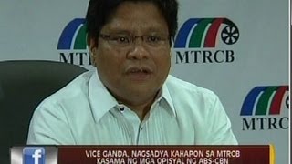 24 Oras Vice Ganda nagsadya kahapon sa MTRCB kasama ng mga opisyal ng ABSCBN [upl. by Polinski564]