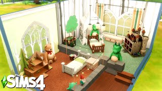 Platform Twin Toddlers Castle Bedroom The Sims 4 Room Building Shorts [upl. by Naehs]