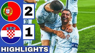 🔴Portugal vs Croatia 21 Extended HIGHLIGHTS  Cristiano Ronaldo 900th GOALS  UEFA Nations League [upl. by Marshall]