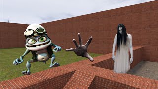 Crazy Frog Scary Hand And Kayako Saeki Nextbot Gmod [upl. by Roper147]