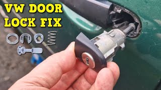 Volkswagen Door Lock Fix [upl. by Eelhsa]