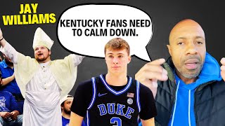 Jay Williams Tells Kentucky Fans To quotCalm Downquot About ESPNs Cooper Flagg Coverage [upl. by Arved]