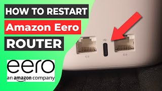 🔄 How to Reboot Your Router  Amazon Eero [upl. by Anamuj984]